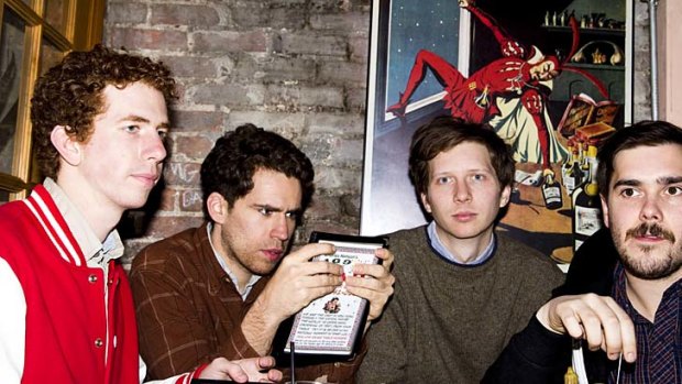 Flying high: Parquet Courts, (from left) Max Savage, Andrew Savage, Austin Brown and Sean Yeaton, have turned critical success into a cult following.