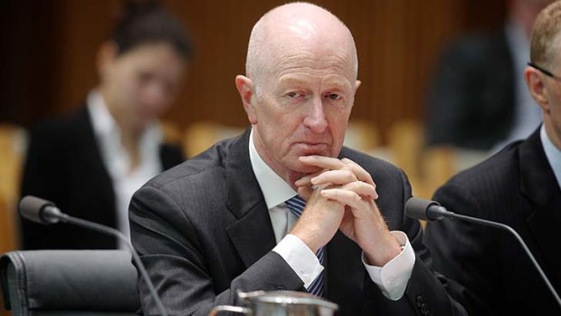Painting a rosy picture: Reserve Bank governor Glenn Stevens.
