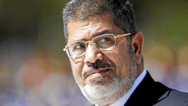 Egypt's deposed president Mohammed Mursi.