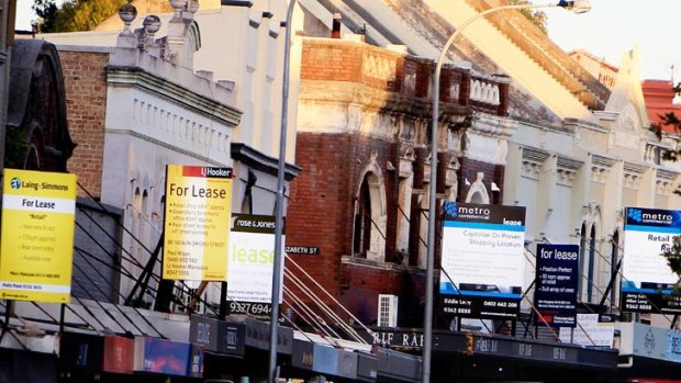 For lease signs are now a regular feature of Oxford Street's once bustling landscape.