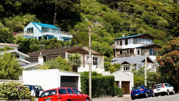 Higher-value New Zealand homes such as those in Eastbourne, Wellington are selling well, boosting median home values as determined by property transactions.