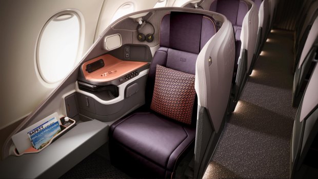 Singapore's business class seats will be nigh impossible to beat.