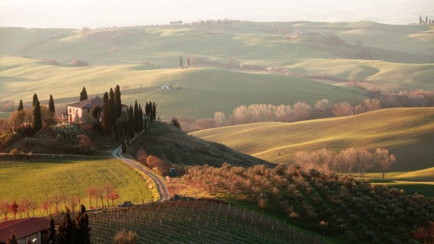 Tuscan villas can be rented for modest sums if you share with friends.