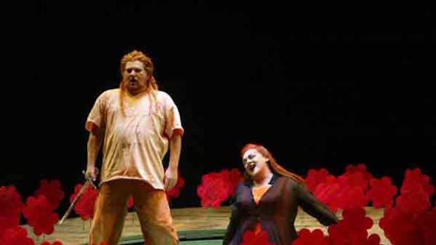 Epic ...  Timothy Mussard and Lisa Gasteen in the Adelaide production of the Ring Cycle in 2004. Opera Australia will stage the 15-hour production in 2013.