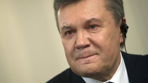 Ousted Ukrainian President Viktor Yanukovych says the annexation of Crimea was a tragedy.