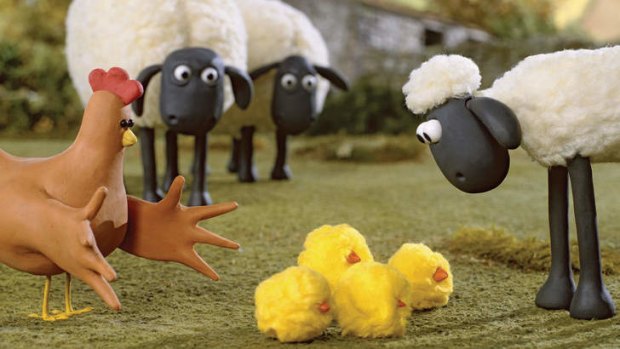 Sweet and silly ... <i>Shaun the Sheep</i>.
