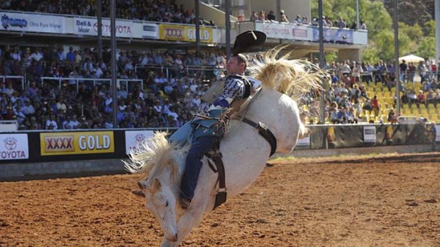 Big business ... thousands will attend the Mount Isa Rotary Rodeo.