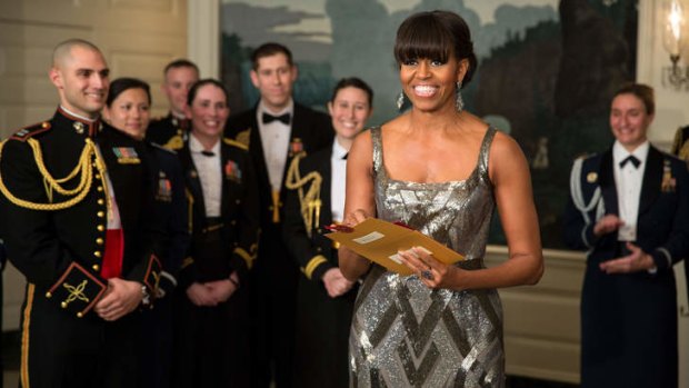 From a White House dinner to the Oscars, US first lady Michelle Obama gives a stellar performance.