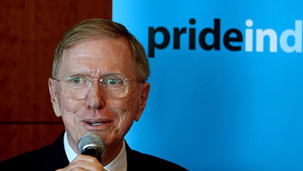 Come on out ... former Justice of the High Court of Australia Michael Kirby has taken politicians to task over their reluctance to introduce gay marriage.