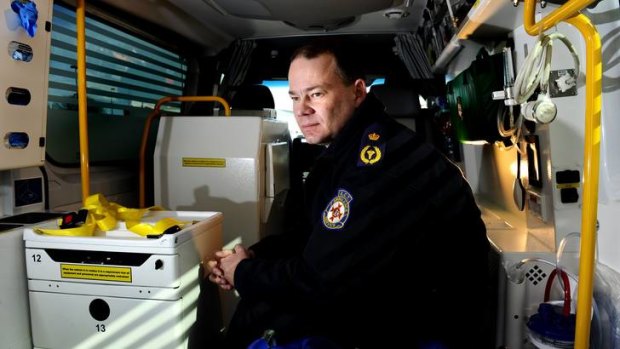 ACT Ambulance Service Deputy Chief officer, David Dutton talks about ambulance officers being assaulted whilst on the job.