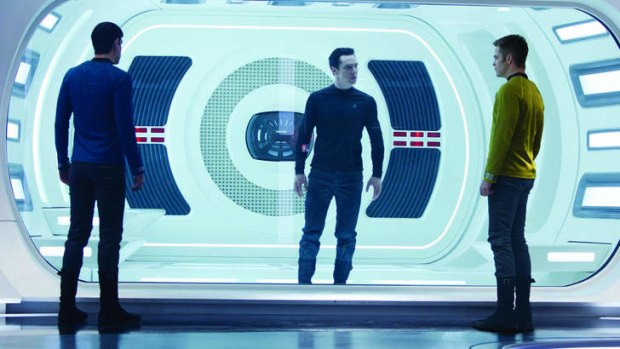 Zachary Quinto is Spock, Benedict Cumberbatch is John Harrison and Chris Pine is Kirk in the newest incarnation of the <i>Star Trek</i> franchise.