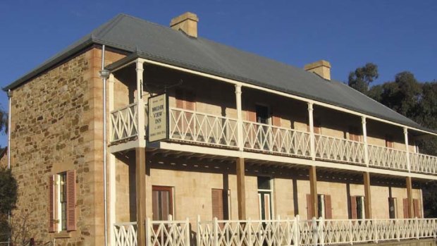 Splendid and spooky ... the sandstone Bridge View Inn.