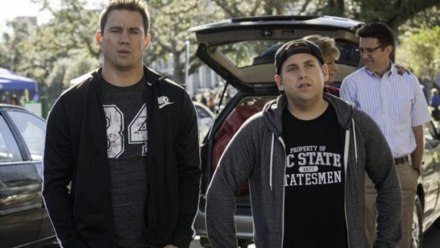 Less costly ... Channing Tatum, left, and Jonah Hill star in <i>22 Jump Street</i>.