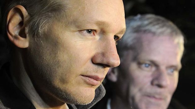 Back-up ... insiders say Kristinn Hrafnsson, right, could take over from Julian Assange as WikiLeaks boss.