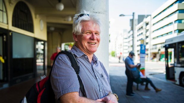Paul McKie, of Macgregor, is happy Transport Canberra is cracking down on fare evasion on public transport. 