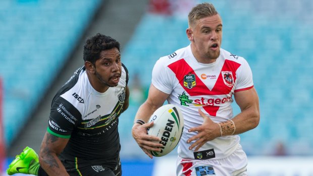Matthew Dufty stole the show for the Dragons in their preseason match against Hull.