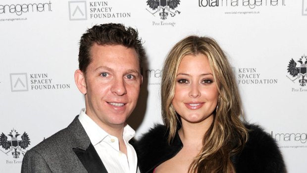 Happy couple ... Holly Valance and Nick Candy.