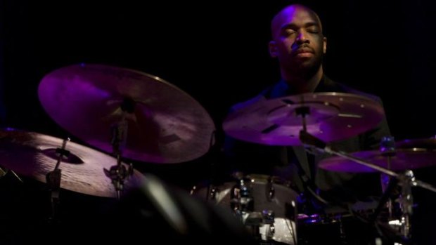 Eric Harland, engaging and adventurous.