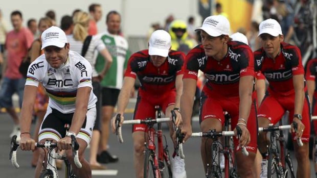 A dream recruit ...  Cadel Evans may one day ride for – or against – an Australian professional team at races such as the Tour de France.