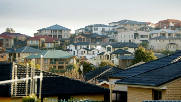 Houses in Gungahlin ... The first batch of homes and businesses in Gungahlin will be able to connect to the NBN early next year.