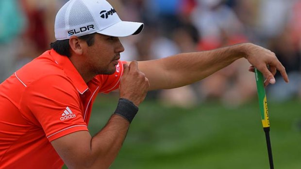 Leading the charge: Jason Day (above) and Adam Scott are putting Australian golf back on top.