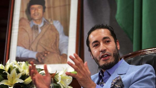 Plot foiled ... Al Saadi Gaddafi, the third son of Libyan leader Muammar Gaddafi.