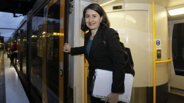 "This engagement was undertaken independently by the agency": Transport Minister Gladys Berejiklian.