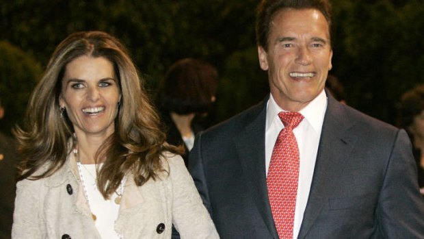 Arnold Schwarzenegger ... was confronted by his wife Maria Shriver.