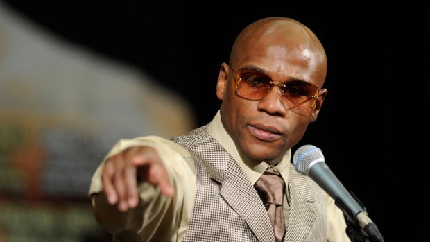 Floyd Mayweather ... told Pacquiao to "Step up Punk".