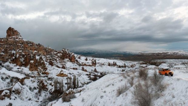 Snow and ice: The austere beauty of central Anatolia.