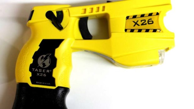 Under the spotlight ... a taser gun used by police in NSW.