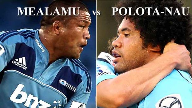 The battle between the Blues hooker Keven Mealamu and his Waratahs counterpart, Tatafu Polota-Nau, may be a prelude to the up-front clash in to this year's Bledisloe Cup.