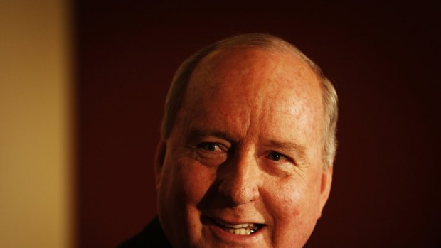 Alan Jones has pulled out of a speaking engagement at Throughbred Park as he recovers from back surgery.