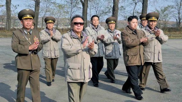 Gearing up ... North Korea's president Kim Jong Il is rapidly constructing a nuclear reactor.