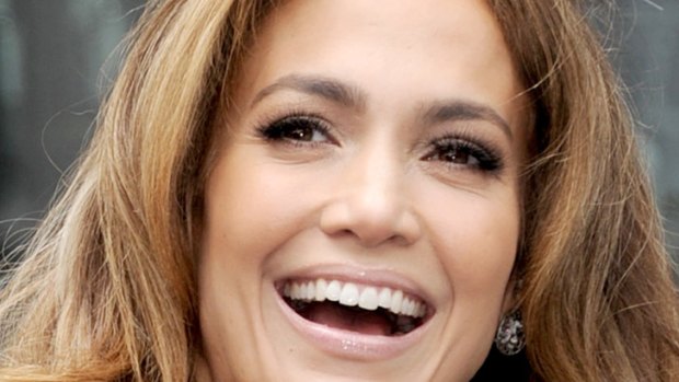Flawless complexion ... Jennifer Lopez.