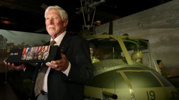 Long Tan veteran: Retired Lieutenant Colonel Harry Smith has given his medals to the Australian War Memorial.
