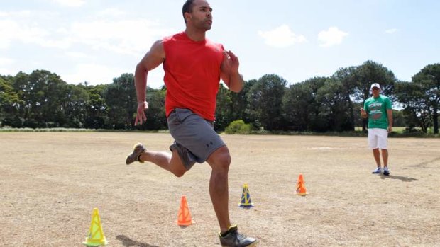 Sprint coach Roger Fabri rates Brown as one of the fastest men in either code.