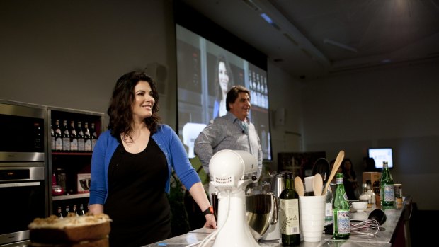 Nigella Lawson with Masterchef's Matt Preston in 2011.