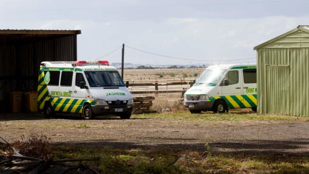 Event Medical Services Australia vehicles parked at the rear of a Werribee home.