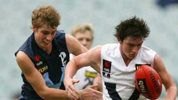 Jed Lamb in action for Vic Country in its win over Vic Metro at the MCG.