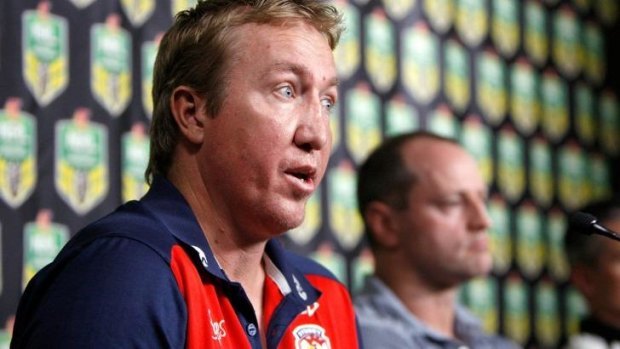 New rules to blame for momentum swings: Roosters coach Trent Robinson.