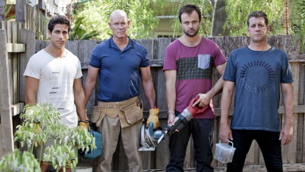 Dads have their day: <i>House Husbands</i> Firass Dirani, Gary Sweet, Gyton Grantley and Rhys Muldoon return for a second season.