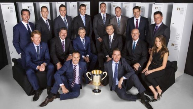 Seven's AFL commentary team.