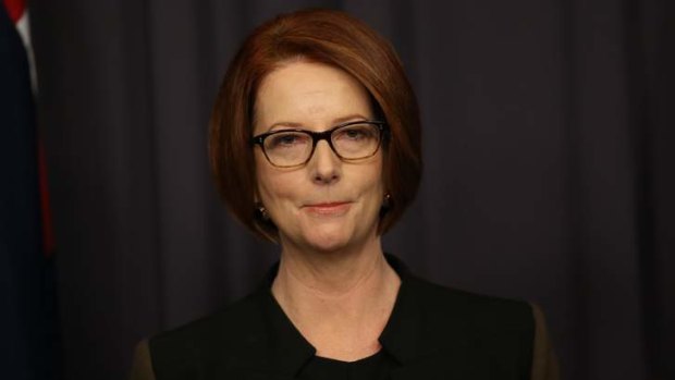 Quitting politics: Julia Gillard.
