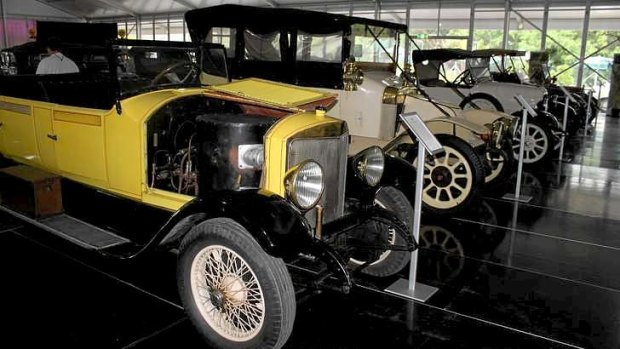 Vintage cars at Palmer's Motorama.
