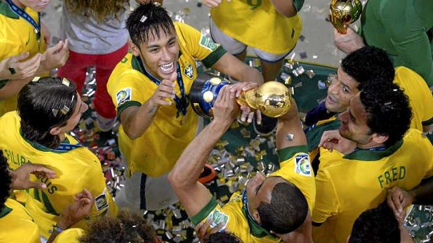 Strong support: Organisers expect tickets sales in Brazil to rival the 2006 tournament in Germany.