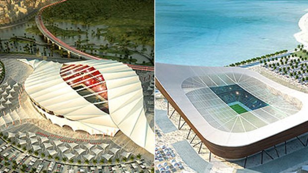 Plans are ambitious . . . these two stadiums are yet to be built.