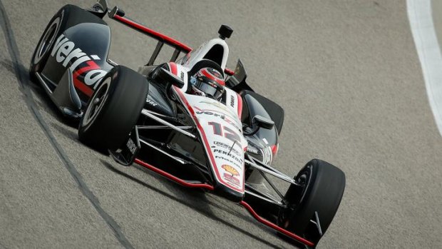 On the verge: Australian driver Will Power is looking to secure his maiden Indycar championship. 