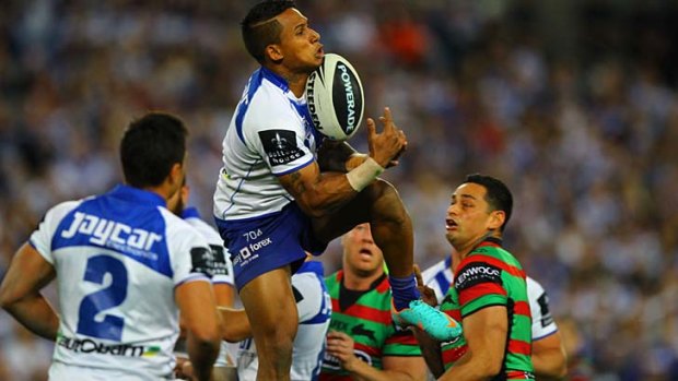 It could have been oh so different ... Ben Barba in action against the Rabbitohs.