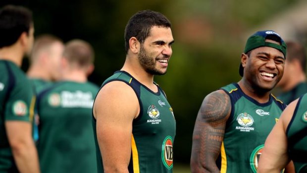 Back in the team ... Greg Inglis.